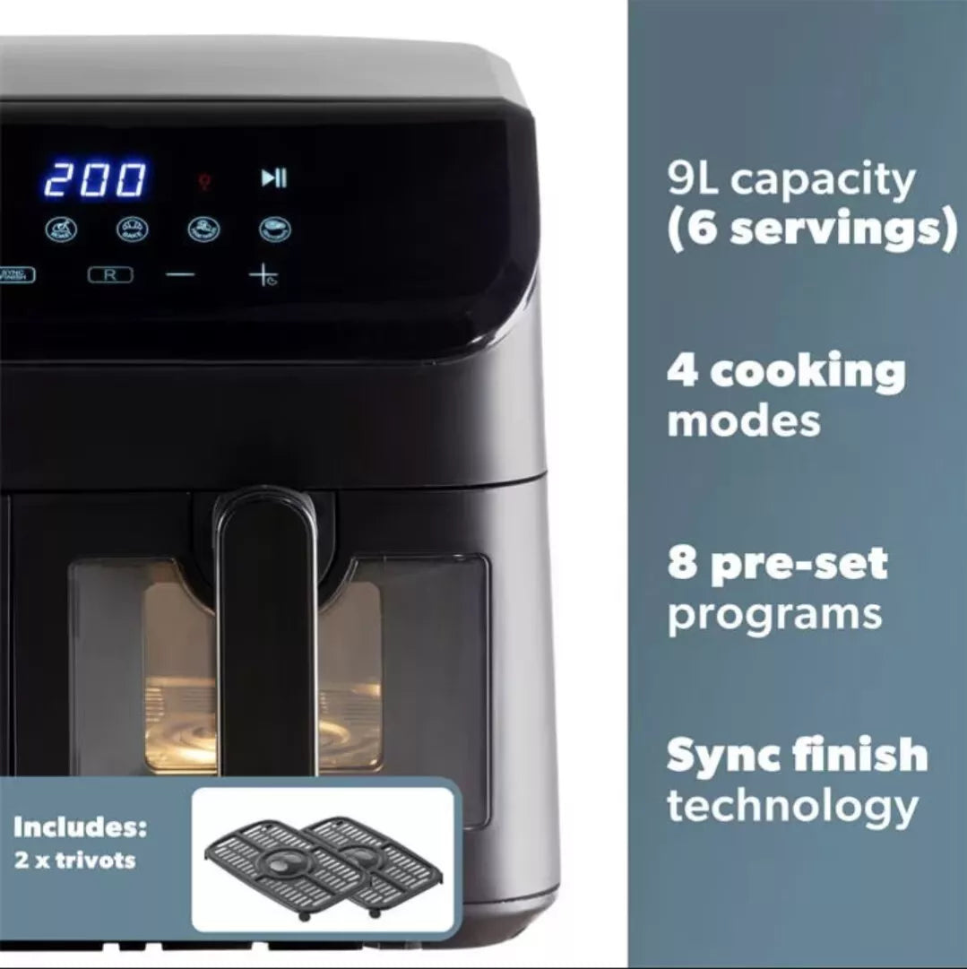 EGL 9L Dual Pot Air Fryer