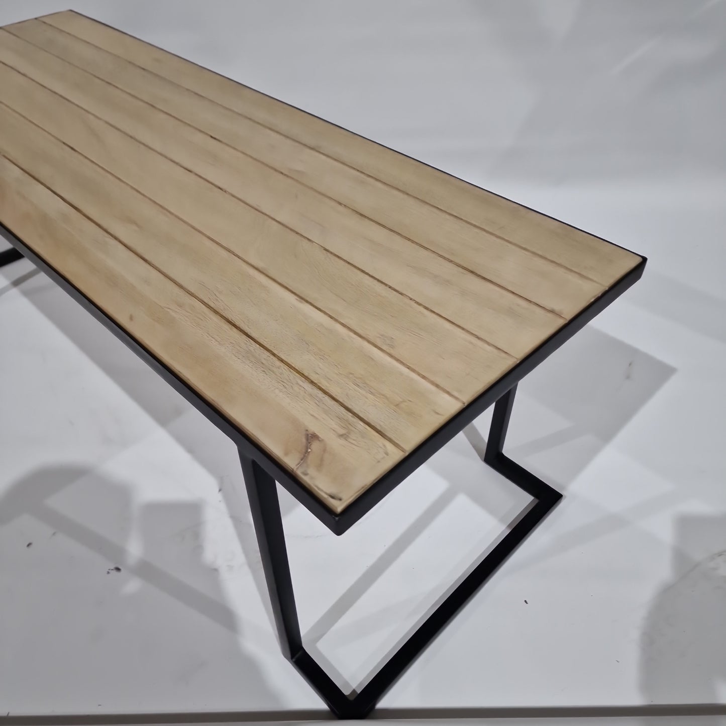 Wooden Metal Frame Table