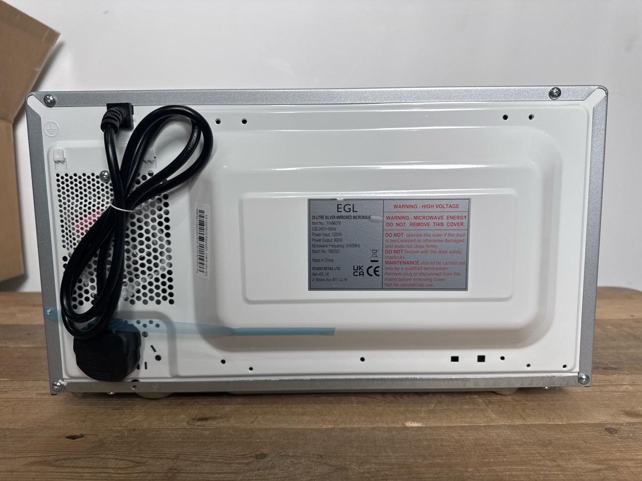 EGL 30L Mini Oven with Hobs