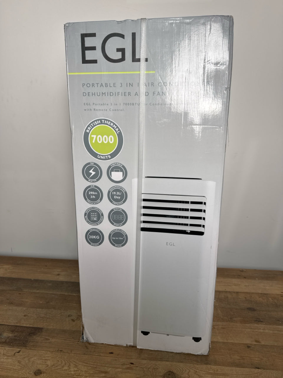 EGL 3 in 1 Portable Air Conditioner, dehumidifier and fan