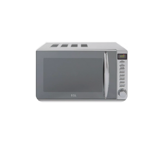 EGL 20L Mirrored Microwave – Silver